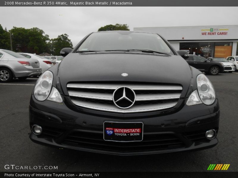 Majestic Black Metallic / Macadamia 2008 Mercedes-Benz R 350 4Matic