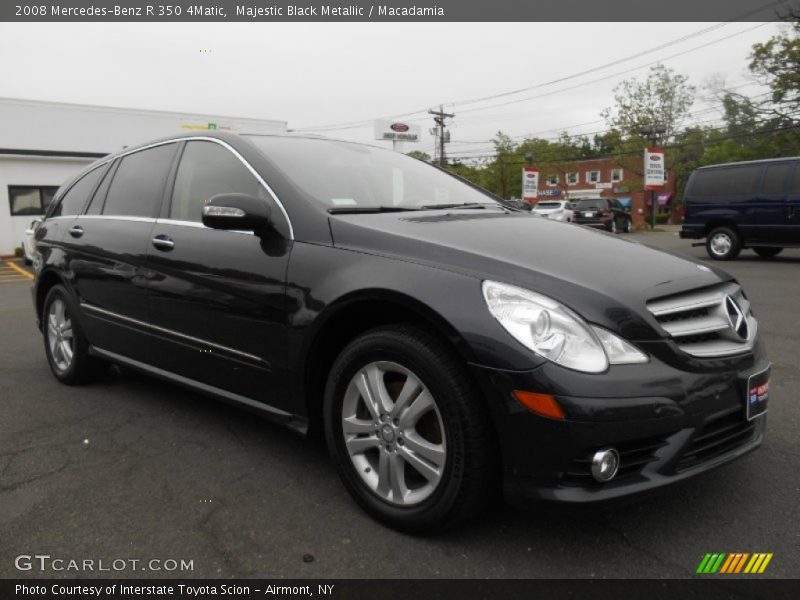 Majestic Black Metallic / Macadamia 2008 Mercedes-Benz R 350 4Matic