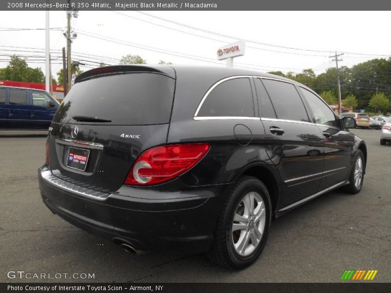 Majestic Black Metallic / Macadamia 2008 Mercedes-Benz R 350 4Matic