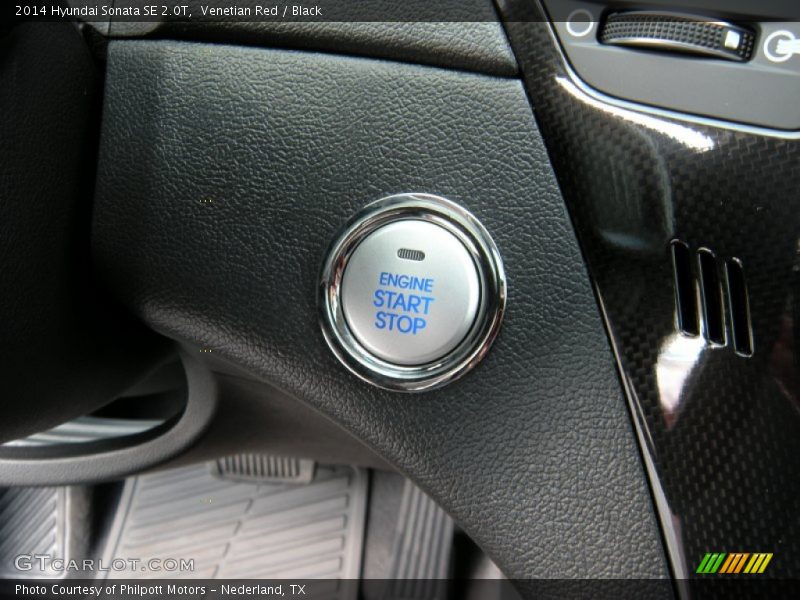Venetian Red / Black 2014 Hyundai Sonata SE 2.0T