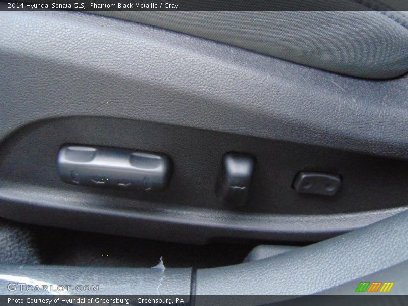 Phantom Black Metallic / Gray 2014 Hyundai Sonata GLS