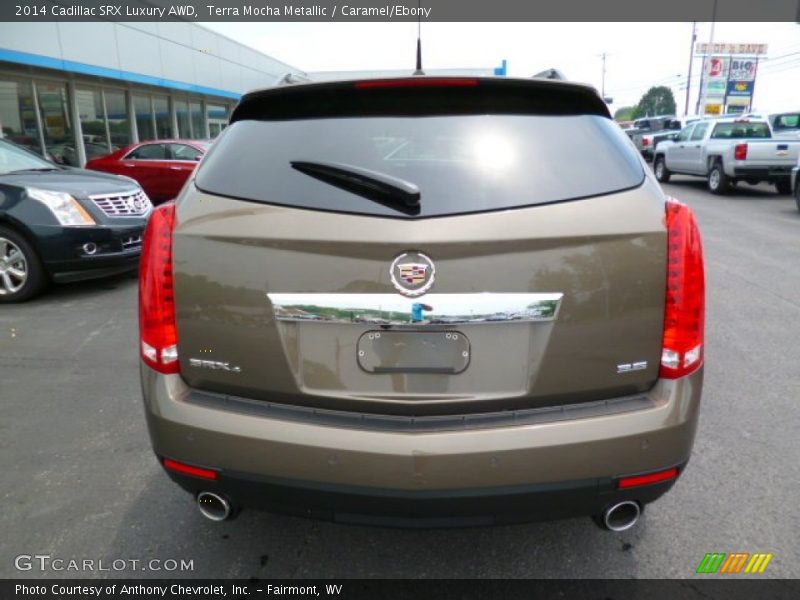 Terra Mocha Metallic / Caramel/Ebony 2014 Cadillac SRX Luxury AWD