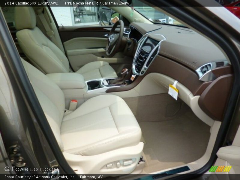 Terra Mocha Metallic / Caramel/Ebony 2014 Cadillac SRX Luxury AWD