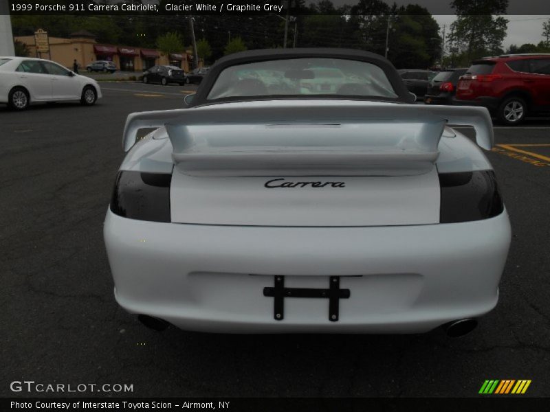Glacier White / Graphite Grey 1999 Porsche 911 Carrera Cabriolet