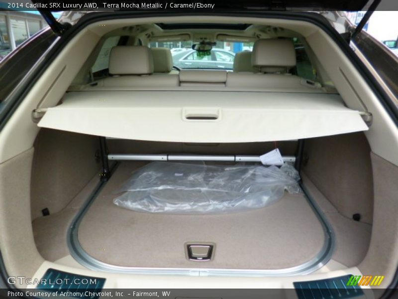 Terra Mocha Metallic / Caramel/Ebony 2014 Cadillac SRX Luxury AWD
