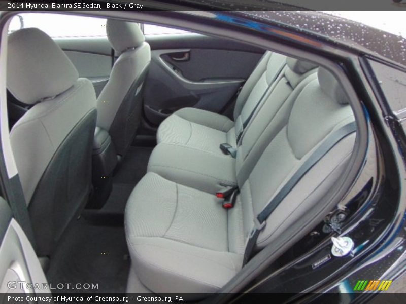 Black / Gray 2014 Hyundai Elantra SE Sedan