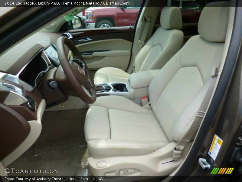 Terra Mocha Metallic / Caramel/Ebony 2014 Cadillac SRX Luxury AWD