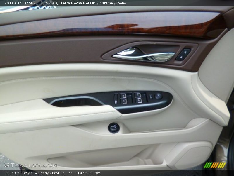 Terra Mocha Metallic / Caramel/Ebony 2014 Cadillac SRX Luxury AWD