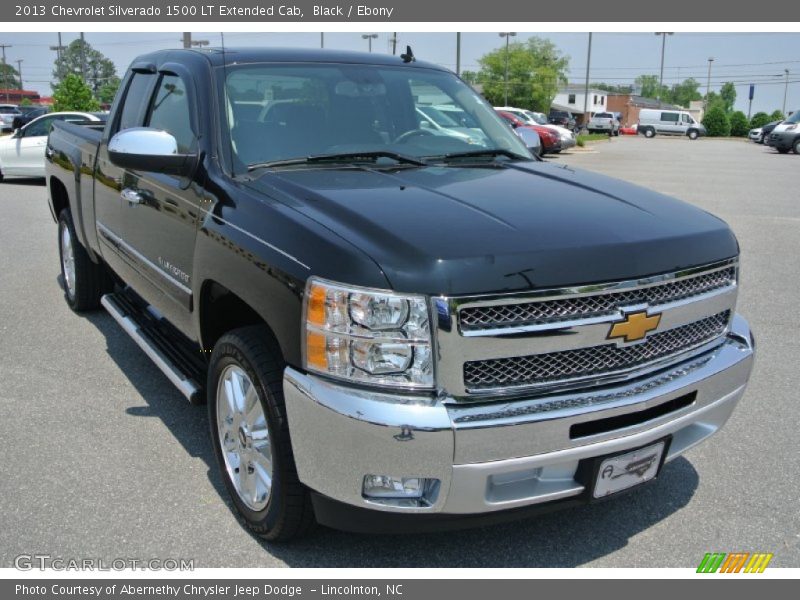 Black / Ebony 2013 Chevrolet Silverado 1500 LT Extended Cab