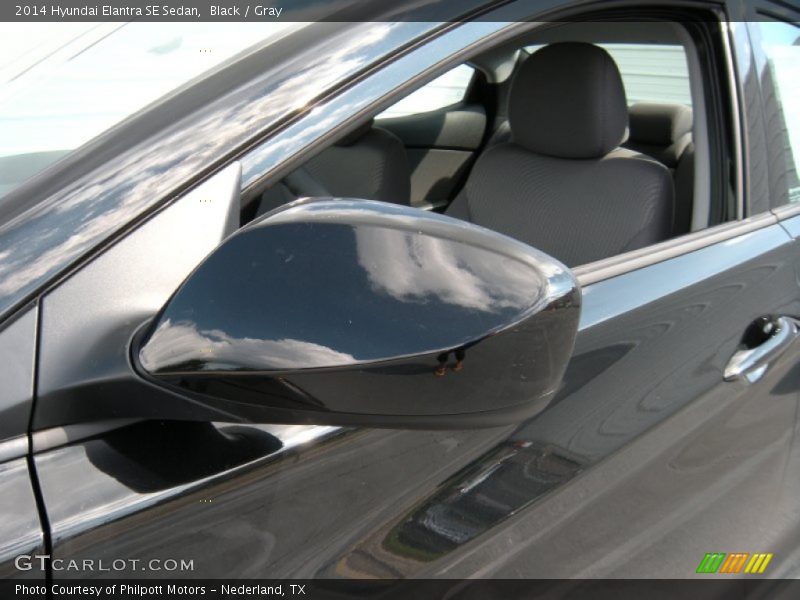 Black / Gray 2014 Hyundai Elantra SE Sedan