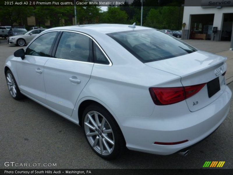 Glacier White Metallic / Black 2015 Audi A3 2.0 Premium Plus quattro