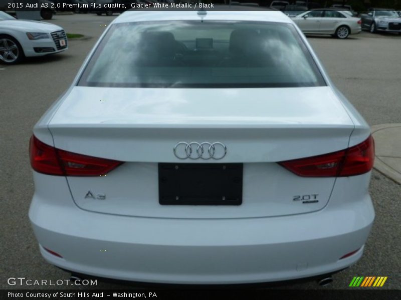 Glacier White Metallic / Black 2015 Audi A3 2.0 Premium Plus quattro
