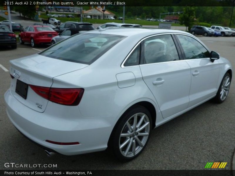 Glacier White Metallic / Black 2015 Audi A3 2.0 Premium Plus quattro
