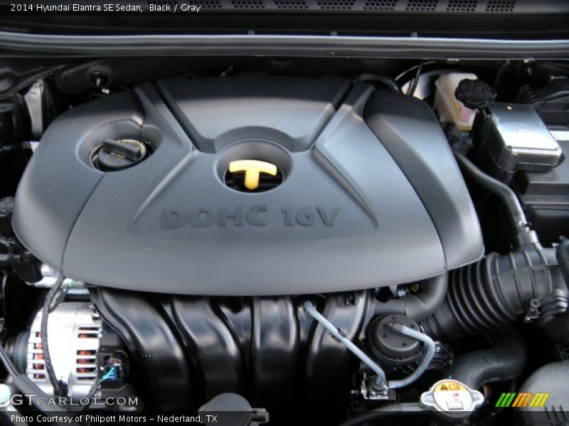 Black / Gray 2014 Hyundai Elantra SE Sedan