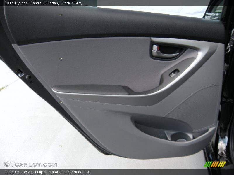 Black / Gray 2014 Hyundai Elantra SE Sedan