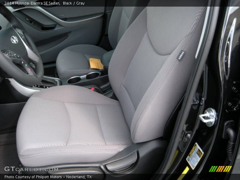 Black / Gray 2014 Hyundai Elantra SE Sedan