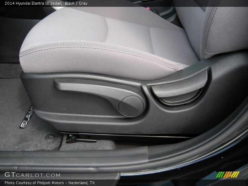 Black / Gray 2014 Hyundai Elantra SE Sedan