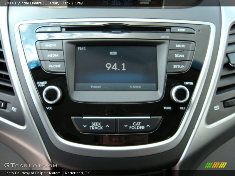 Black / Gray 2014 Hyundai Elantra SE Sedan