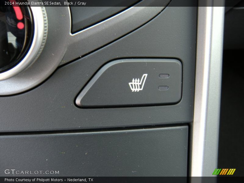 Black / Gray 2014 Hyundai Elantra SE Sedan
