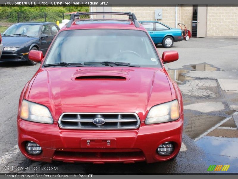 Garnet Red Pearl / Medium Gray 2005 Subaru Baja Turbo