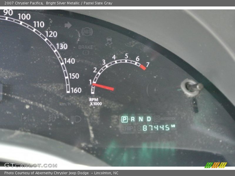 Bright Silver Metallic / Pastel Slate Gray 2007 Chrysler Pacifica