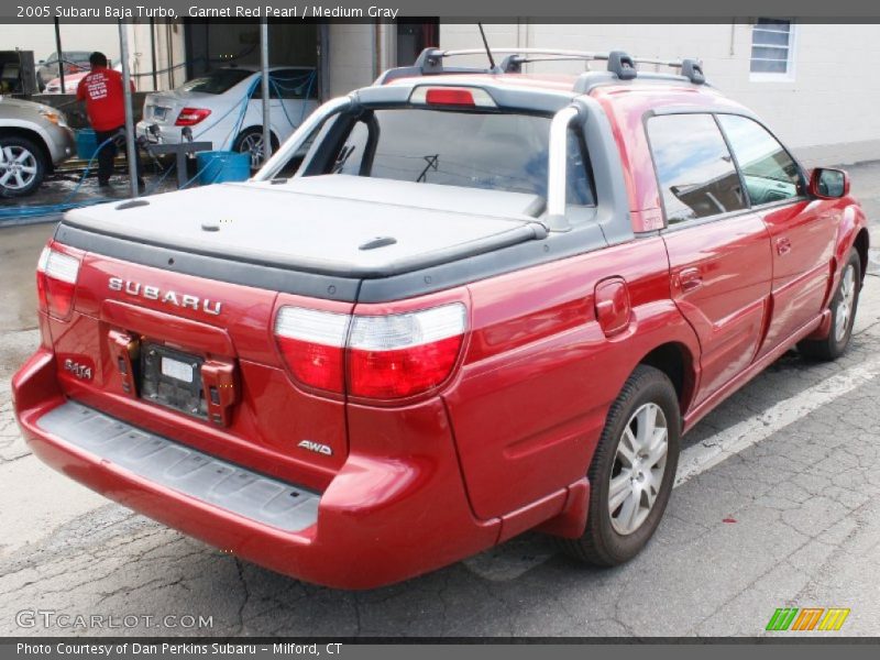 Garnet Red Pearl / Medium Gray 2005 Subaru Baja Turbo