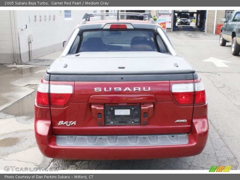 Garnet Red Pearl / Medium Gray 2005 Subaru Baja Turbo