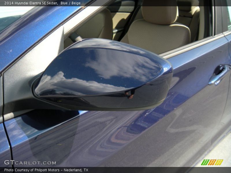 Blue / Beige 2014 Hyundai Elantra SE Sedan