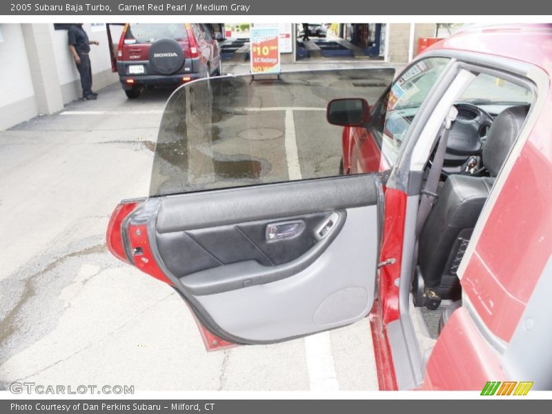 Garnet Red Pearl / Medium Gray 2005 Subaru Baja Turbo