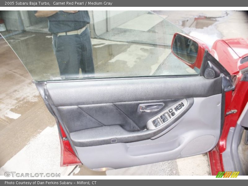Garnet Red Pearl / Medium Gray 2005 Subaru Baja Turbo