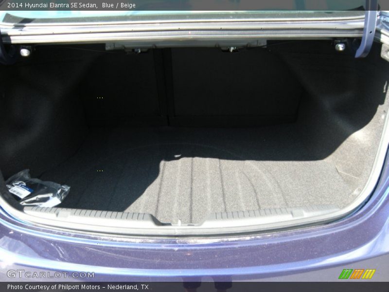 Blue / Beige 2014 Hyundai Elantra SE Sedan