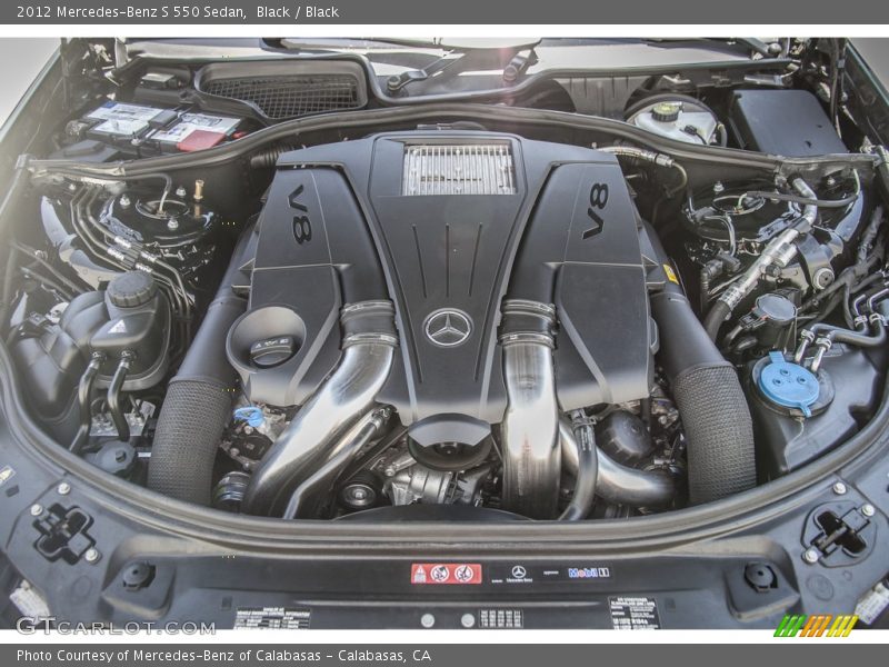 Black / Black 2012 Mercedes-Benz S 550 Sedan