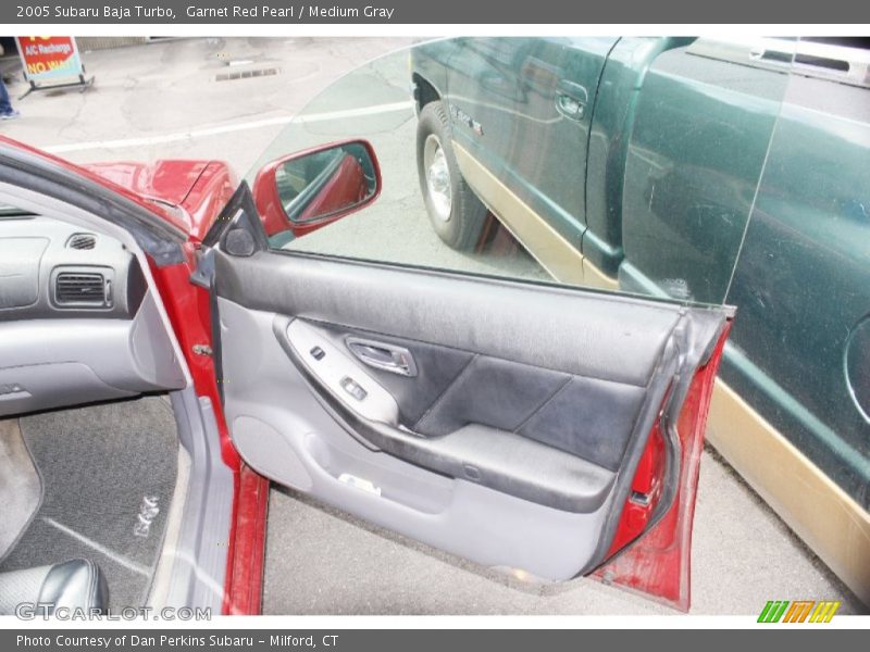 Garnet Red Pearl / Medium Gray 2005 Subaru Baja Turbo