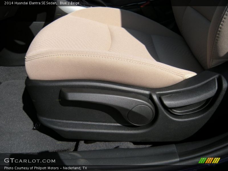 Blue / Beige 2014 Hyundai Elantra SE Sedan