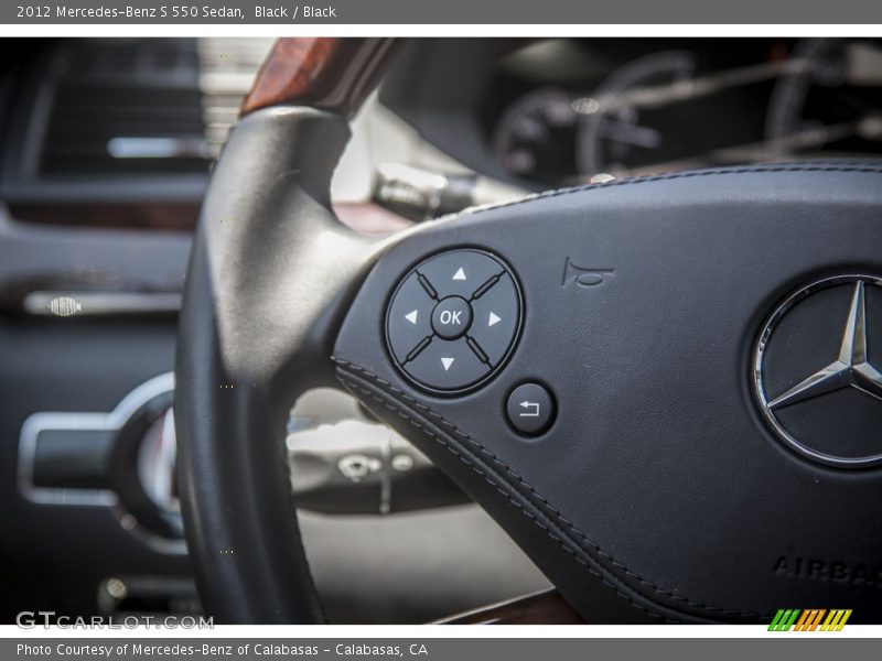 Black / Black 2012 Mercedes-Benz S 550 Sedan