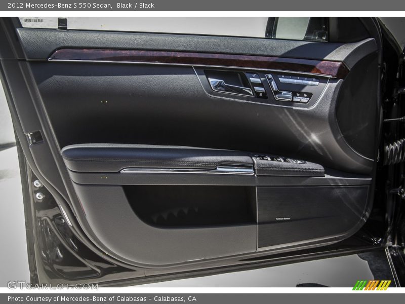 Black / Black 2012 Mercedes-Benz S 550 Sedan