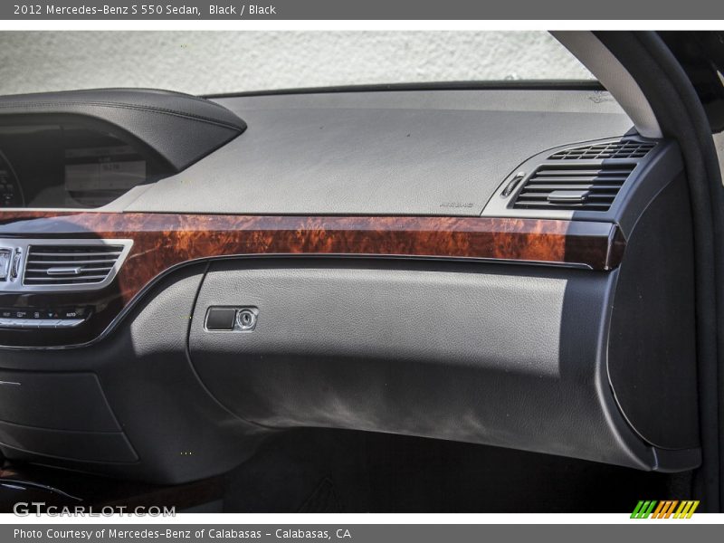 Black / Black 2012 Mercedes-Benz S 550 Sedan