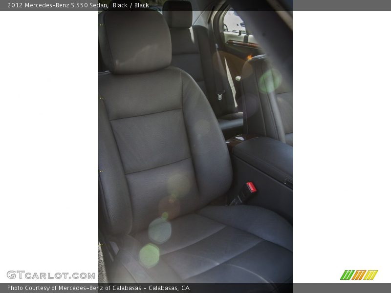 Black / Black 2012 Mercedes-Benz S 550 Sedan