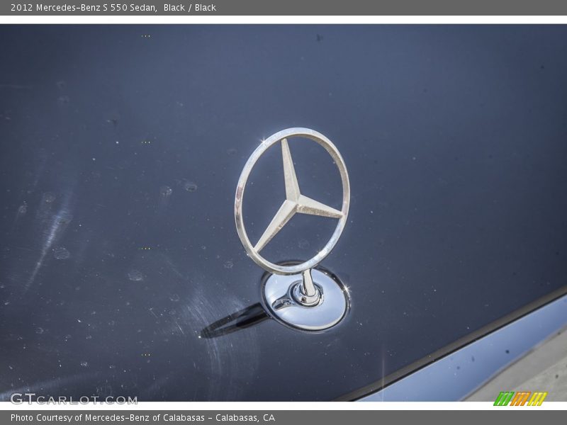 Black / Black 2012 Mercedes-Benz S 550 Sedan