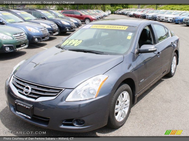 Ocean Gray / Charcoal 2010 Nissan Altima Hybrid