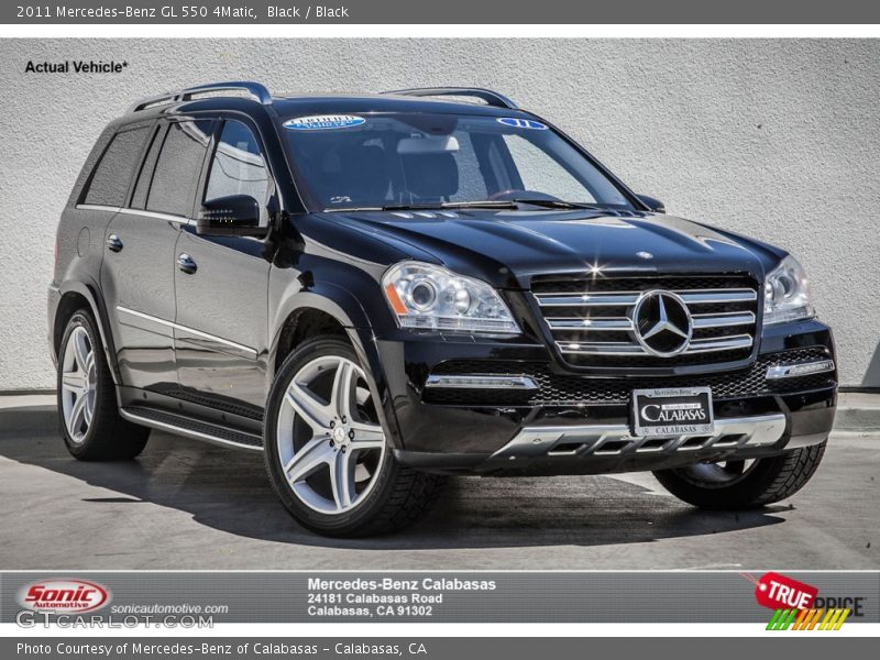 Black / Black 2011 Mercedes-Benz GL 550 4Matic