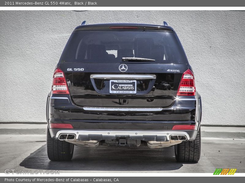 Black / Black 2011 Mercedes-Benz GL 550 4Matic