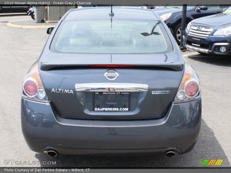 Ocean Gray / Charcoal 2010 Nissan Altima Hybrid
