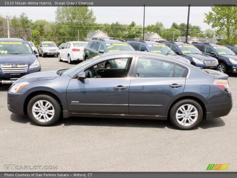 Ocean Gray / Charcoal 2010 Nissan Altima Hybrid