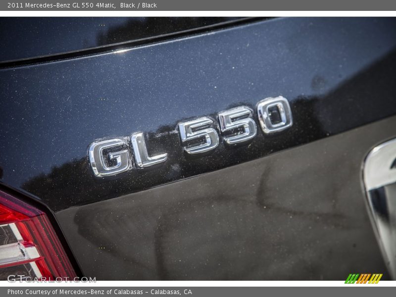 Black / Black 2011 Mercedes-Benz GL 550 4Matic