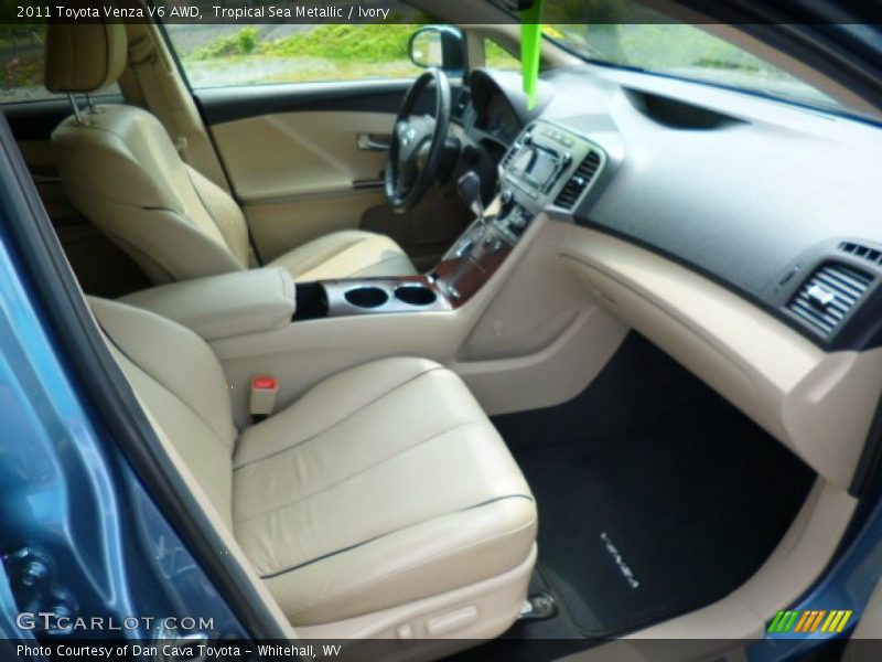 Tropical Sea Metallic / Ivory 2011 Toyota Venza V6 AWD