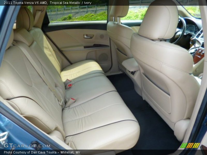 Tropical Sea Metallic / Ivory 2011 Toyota Venza V6 AWD