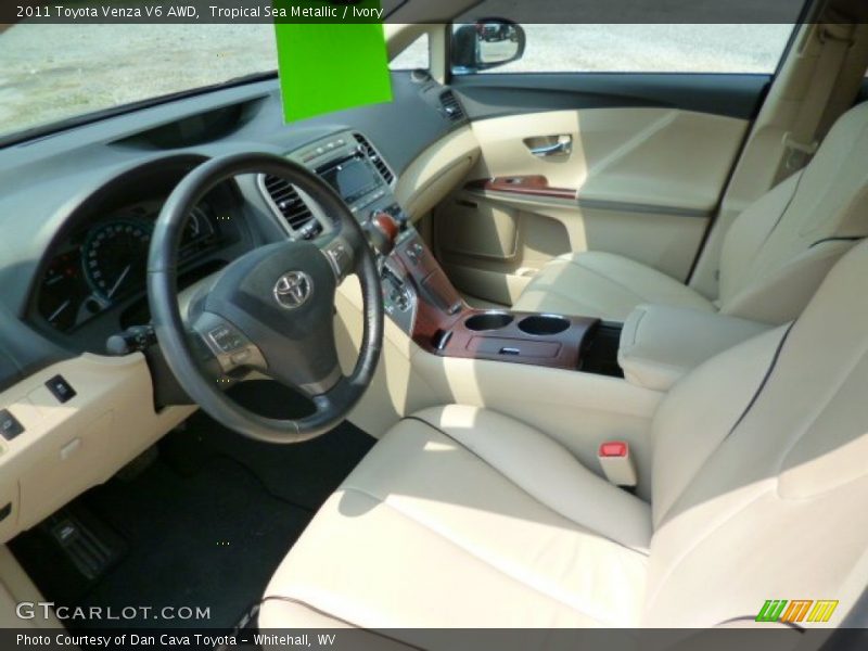 Tropical Sea Metallic / Ivory 2011 Toyota Venza V6 AWD