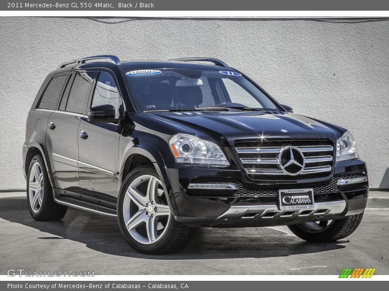 Black / Black 2011 Mercedes-Benz GL 550 4Matic