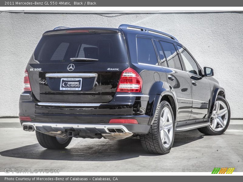 Black / Black 2011 Mercedes-Benz GL 550 4Matic